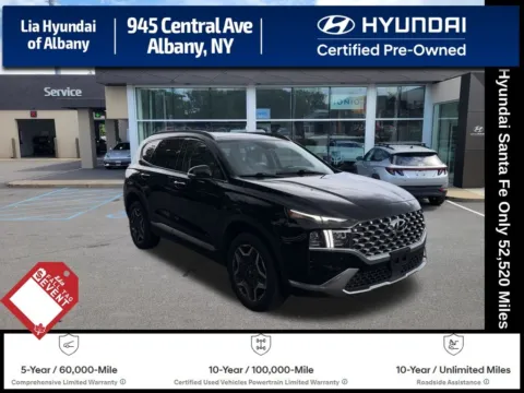 Black 2023 Hyundai Santa Fe Limited for sale in Albany, NY