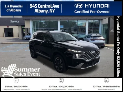 Black 2023 Hyundai Santa Fe Limited for sale in Albany, NY