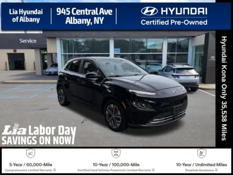 Black 2023 Hyundai Kona Electric Limited for sale in Albany, NY