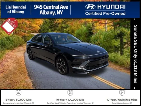 Black 2024 Hyundai Sonata SEL for sale in Albany, NY