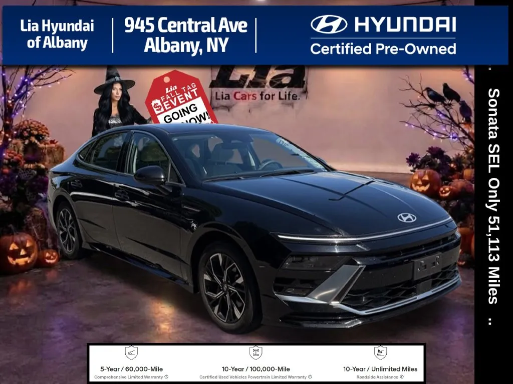 Black 2024 Hyundai Sonata SEL for sale in Albany, NY