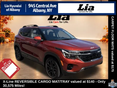 Orange 2024 Kia Seltos X-Line for sale in Albany, NY