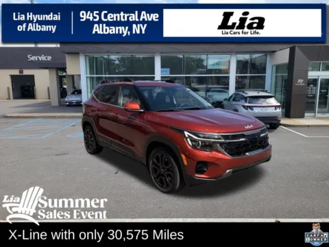 Orange 2024 Kia Seltos X-Line for sale in Albany, NY