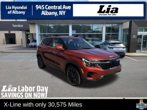 Orange 2024 Kia Seltos X-Line for sale in Albany, NY