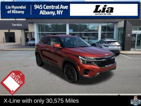 Orange 2024 Kia Seltos X-Line for sale in Albany, NY