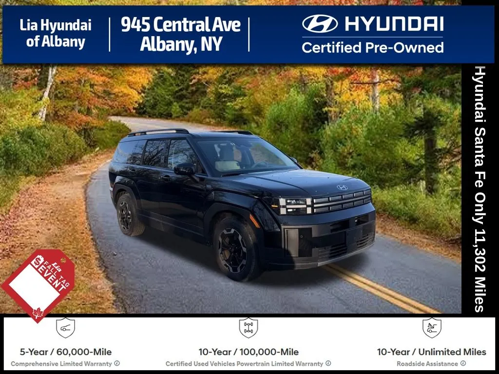 Black 2026 Hyundai Santa Fe SEL for sale in Albany, NY