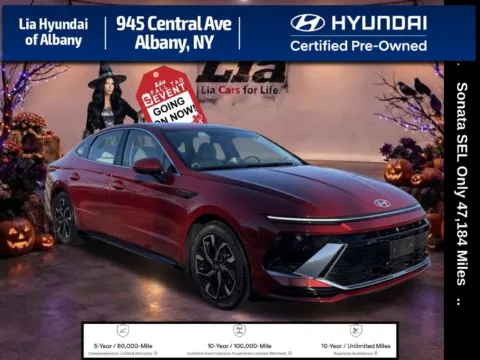 Red 2024 Hyundai Sonata SEL for sale in Albany, NY