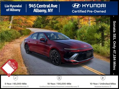 Red 2024 Hyundai Sonata SEL for sale in Albany, NY