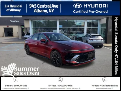 Red 2024 Hyundai Sonata SEL for sale in Albany, NY