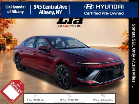 Red 2024 Hyundai Sonata SEL for sale in Albany, NY