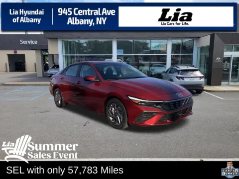 Red 2024 Hyundai Elantra SEL for sale in Albany, NY