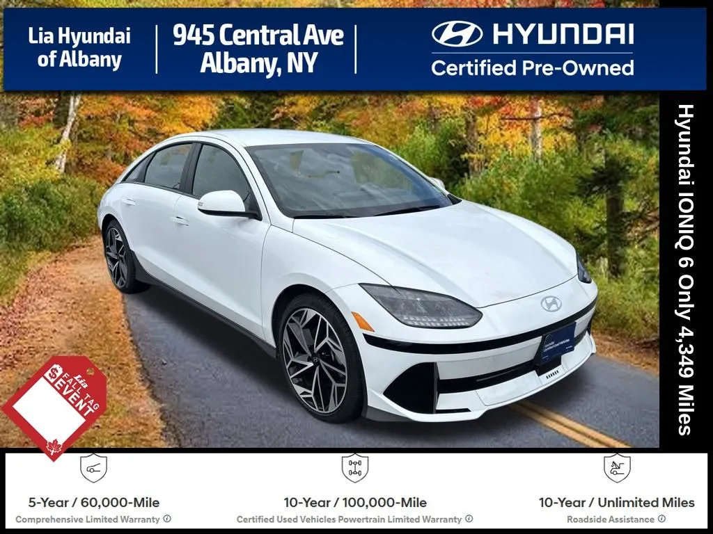 White 2025 Hyundai IONIQ 6 SEL for sale in Albany, NY