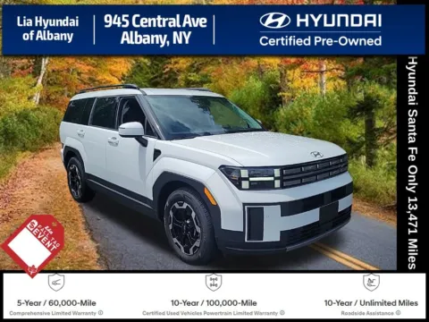 White 2025 Hyundai Santa Fe SEL for sale in Albany, NY