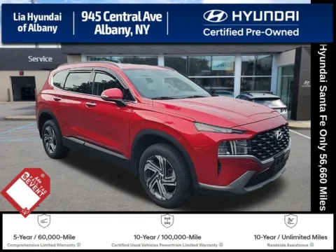 Red 2023 Hyundai Santa Fe SEL for sale in Albany, NY