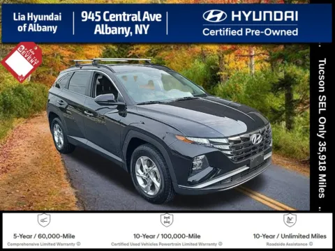 Black 2022 Hyundai Tucson SEL for sale in Albany, NY