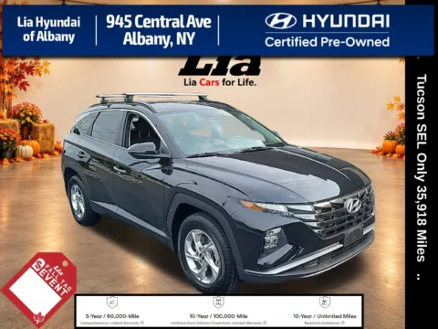 Black 2022 Hyundai Tucson SEL for sale in Albany, NY