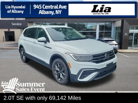 White 2022 Volkswagen Tiguan 2.0T SE for sale in Albany, NY