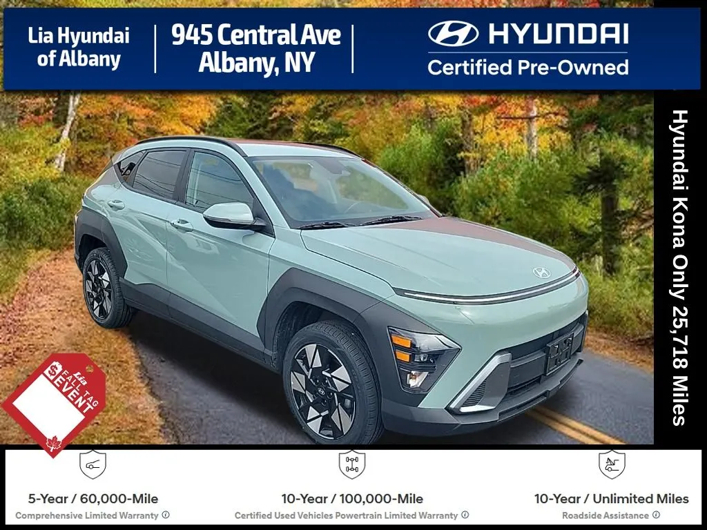 Green 2025 Hyundai Kona SEL for sale in Albany, NY