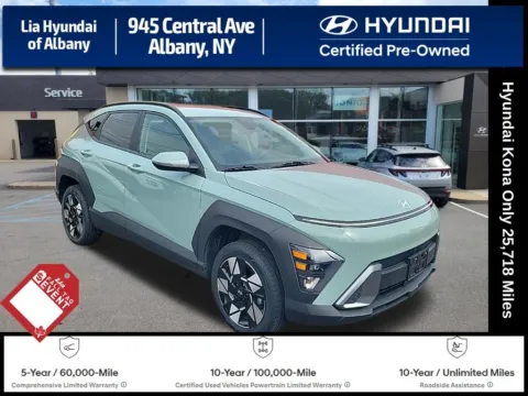 Green 2025 Hyundai Kona SEL for sale in Albany, NY