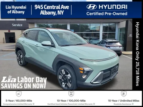 Green 2025 Hyundai Kona SEL for sale in Albany, NY