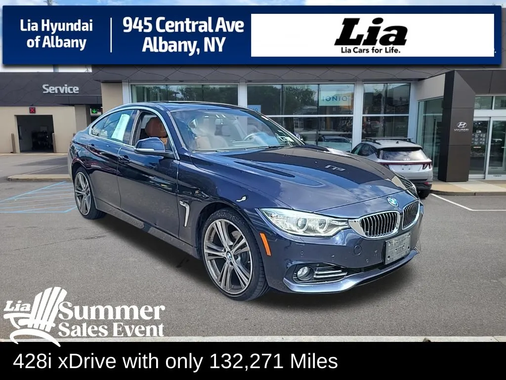 Blue 2016 BMW 4 Series 428i xDrive Gran Coupe for sale in Albany, NY