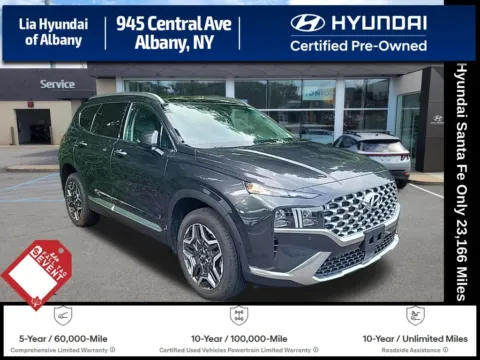 Gray 2023 Hyundai Santa Fe Limited for sale in Albany, NY