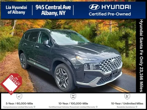 Gray 2023 Hyundai Santa Fe Limited for sale in Albany, NY