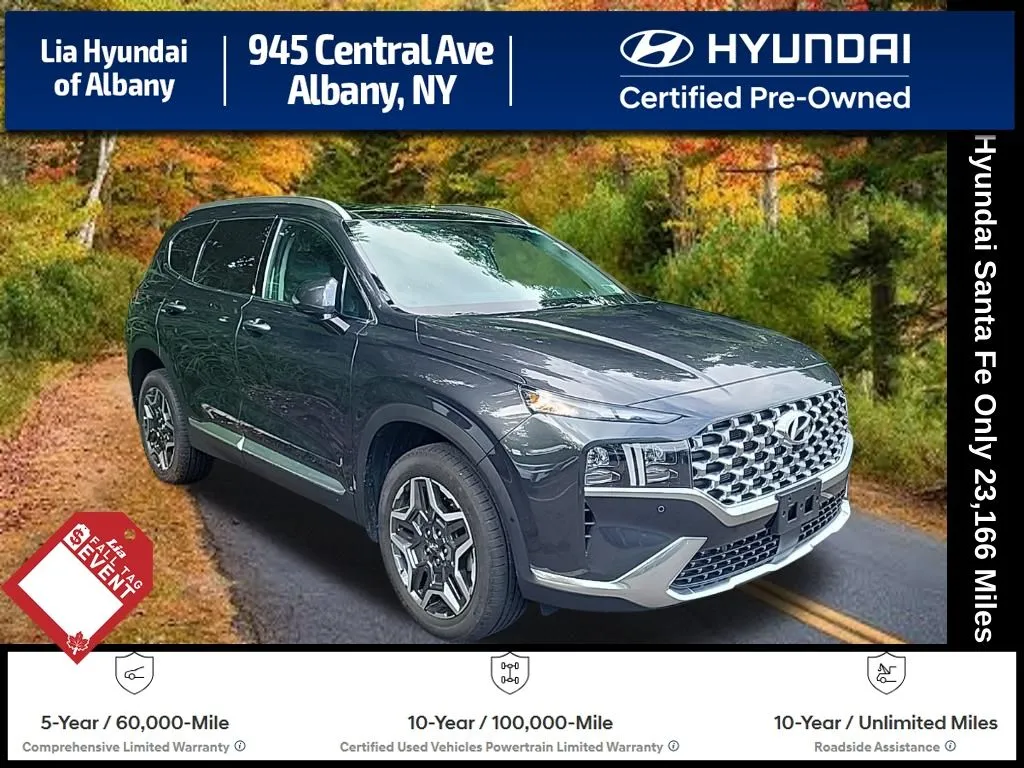 Gray 2023 Hyundai Santa Fe Limited for sale in Albany, NY
