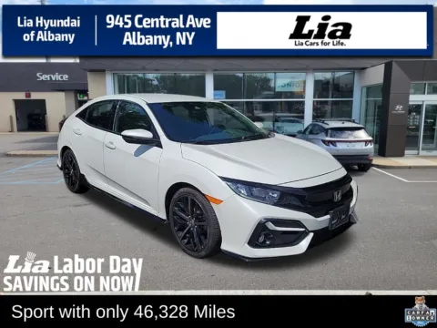 White 2021 Honda Civic Sport for sale in Albany, NY