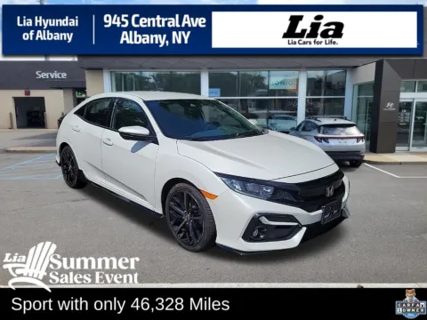 White 2021 Honda Civic Sport for sale in Albany, NY