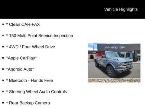 More photos of 2022 Ford Bronco Big Bend at Lia Hyundai Albany, NY