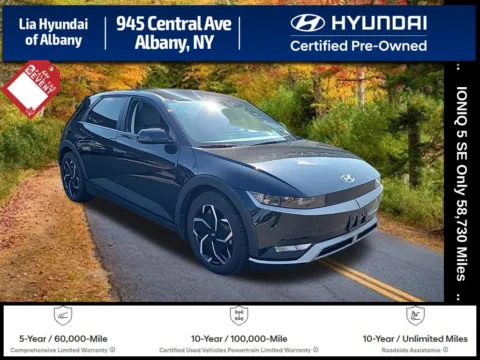Black 2022 Hyundai IONIQ 5 SE for sale in Albany, NY