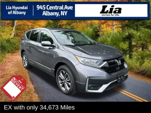 Gray 2021 Honda CR-V EX for sale in Albany, NY