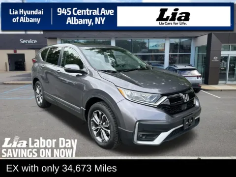 Gray 2021 Honda CR-V EX for sale in Albany, NY