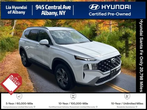 White 2023 Hyundai Santa Fe SEL for sale in Albany, NY