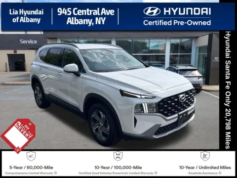 White 2023 Hyundai Santa Fe SEL for sale in Albany, NY