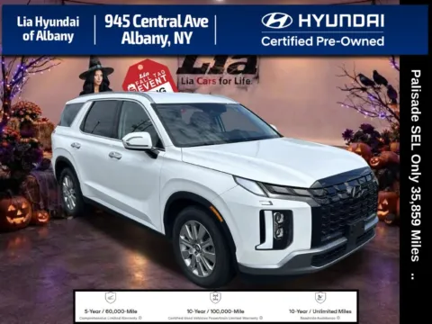 White 2025 Hyundai Palisade SEL for sale in Albany, NY