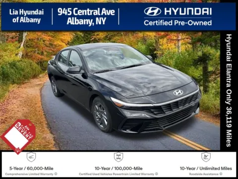 Black 2024 Hyundai Elantra SEL for sale in Albany, NY