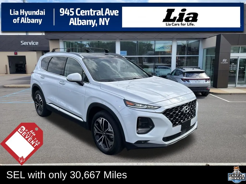 White 2020 Hyundai Santa Fe SEL for sale in Albany, NY