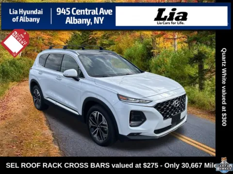 White 2020 Hyundai Santa Fe SEL for sale in Albany, NY