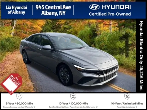 Gray 2024 Hyundai Elantra SEL for sale in Albany, NY