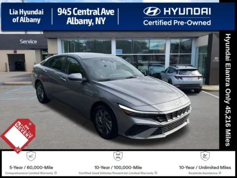 Gray 2024 Hyundai Elantra SEL for sale in Albany, NY