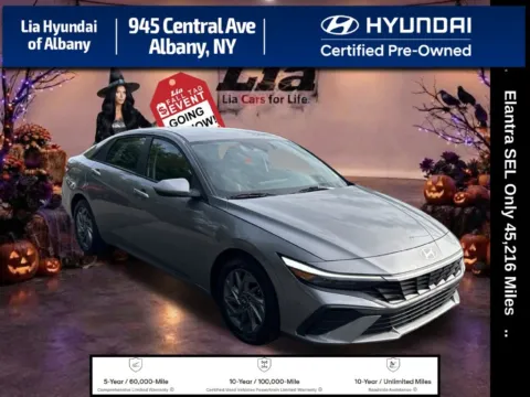 Gray 2024 Hyundai Elantra SEL for sale in Albany, NY