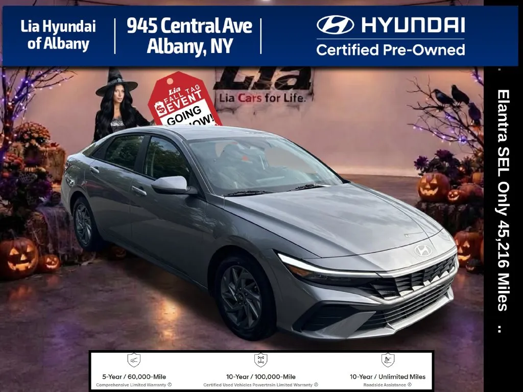 Gray 2024 Hyundai Elantra SEL for sale in Albany, NY