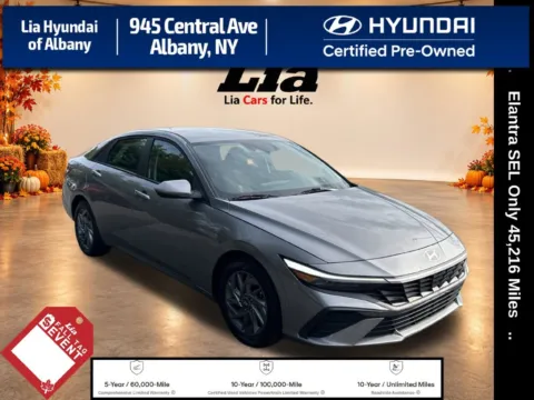 Gray 2024 Hyundai Elantra SEL for sale in Albany, NY