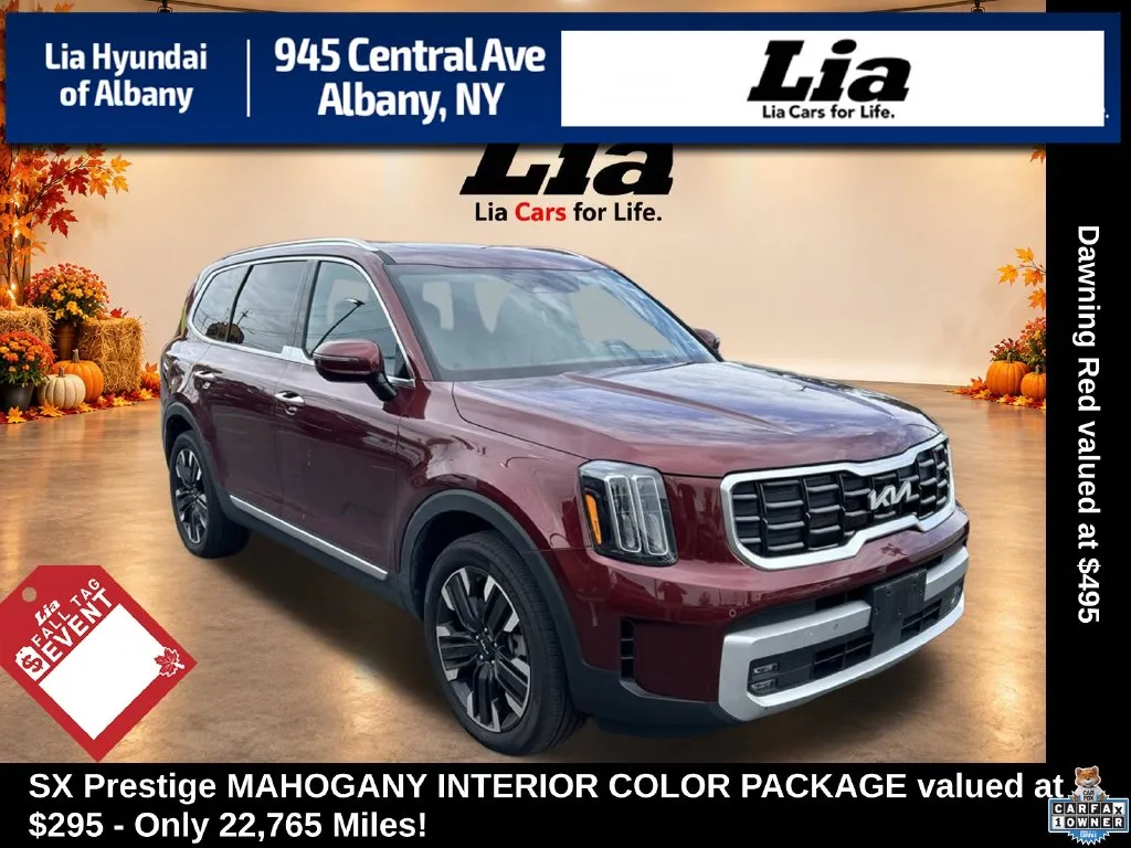 Red 2024 Kia Telluride SX-Prestige for sale in Albany, NY