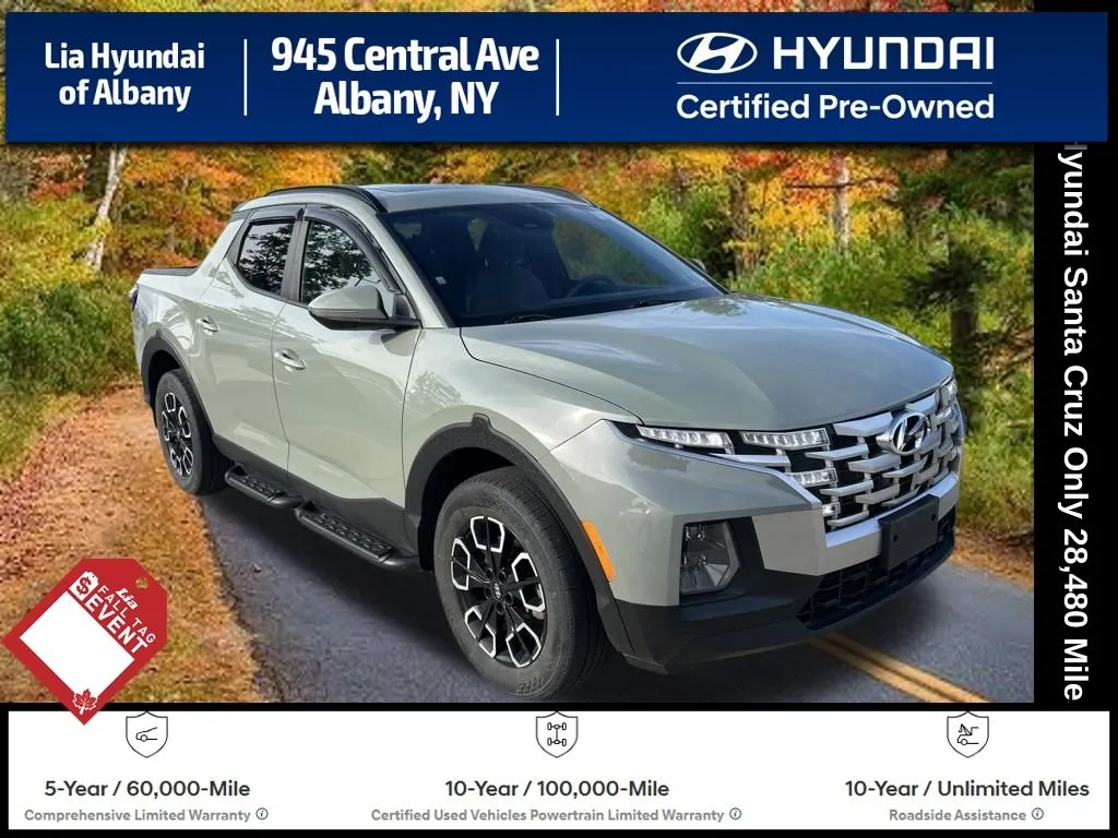 Gray 2022 Hyundai Santa Cruz SEL Premium for sale in Albany, NY
