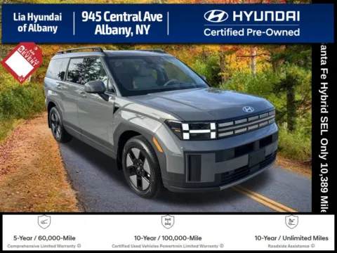 Gray 2025 Hyundai Santa Fe Hybrid SEL for sale in Albany, NY