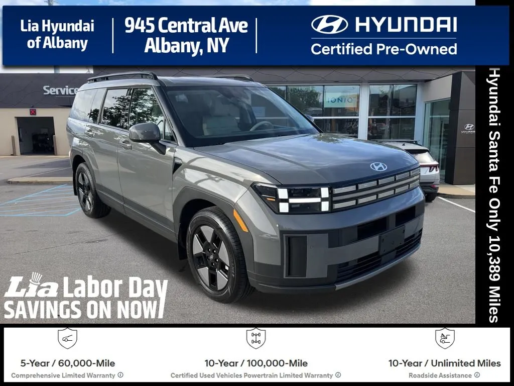 Gray 2025 Hyundai Santa Fe Hybrid SEL for sale in Albany, NY