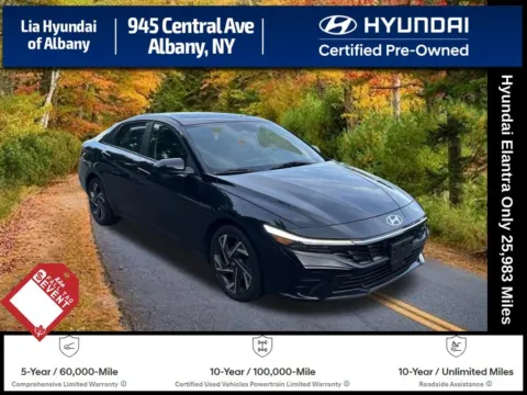 Black 2024 Hyundai Elantra SEL for sale in Albany, NY